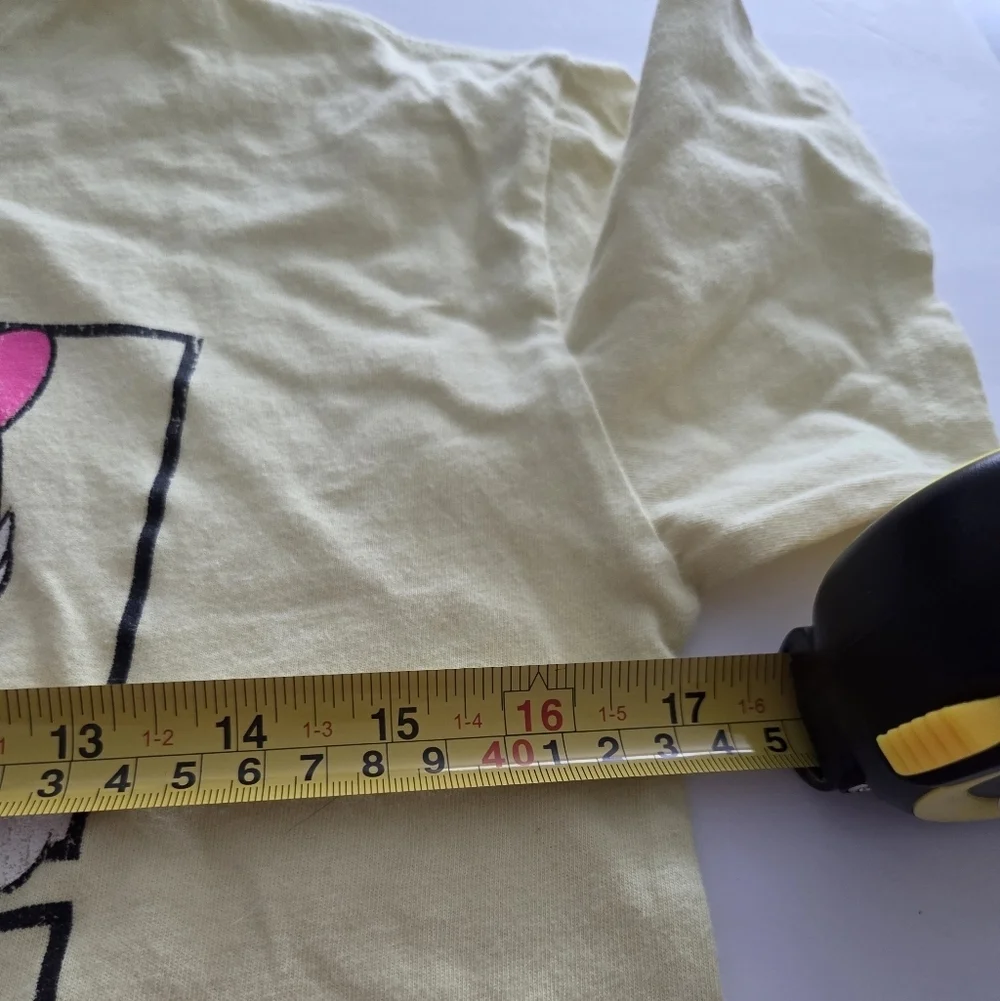 NWT Disney Minnie Mouse Girls T-Shirt - Pink and Yellow Sz.L(10)